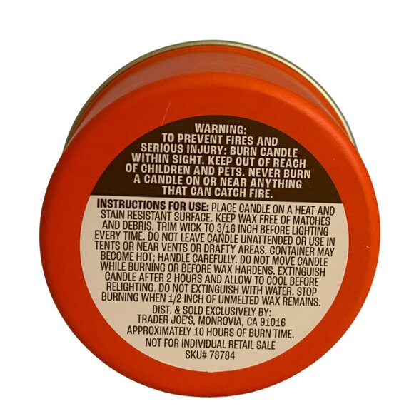 Trader Joe's Orange & Spice Scented Candle & Room Spritz - Picture 4 of 9